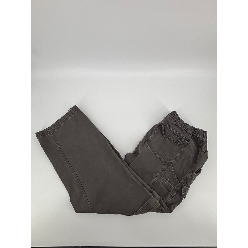 The North Face Mens Large Gray Convertible Zip Off Cargo Pants Hiking Outdoor